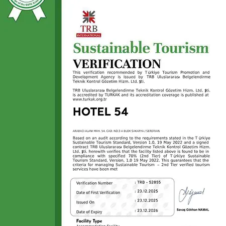 Hotel54 Otel Sakarya (Marmara)